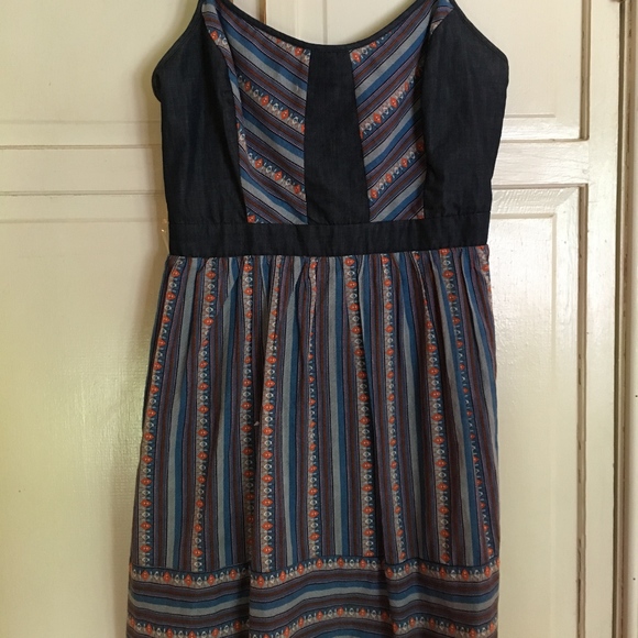 As U Wish Dresses & Skirts - Southwestern Jean Dress